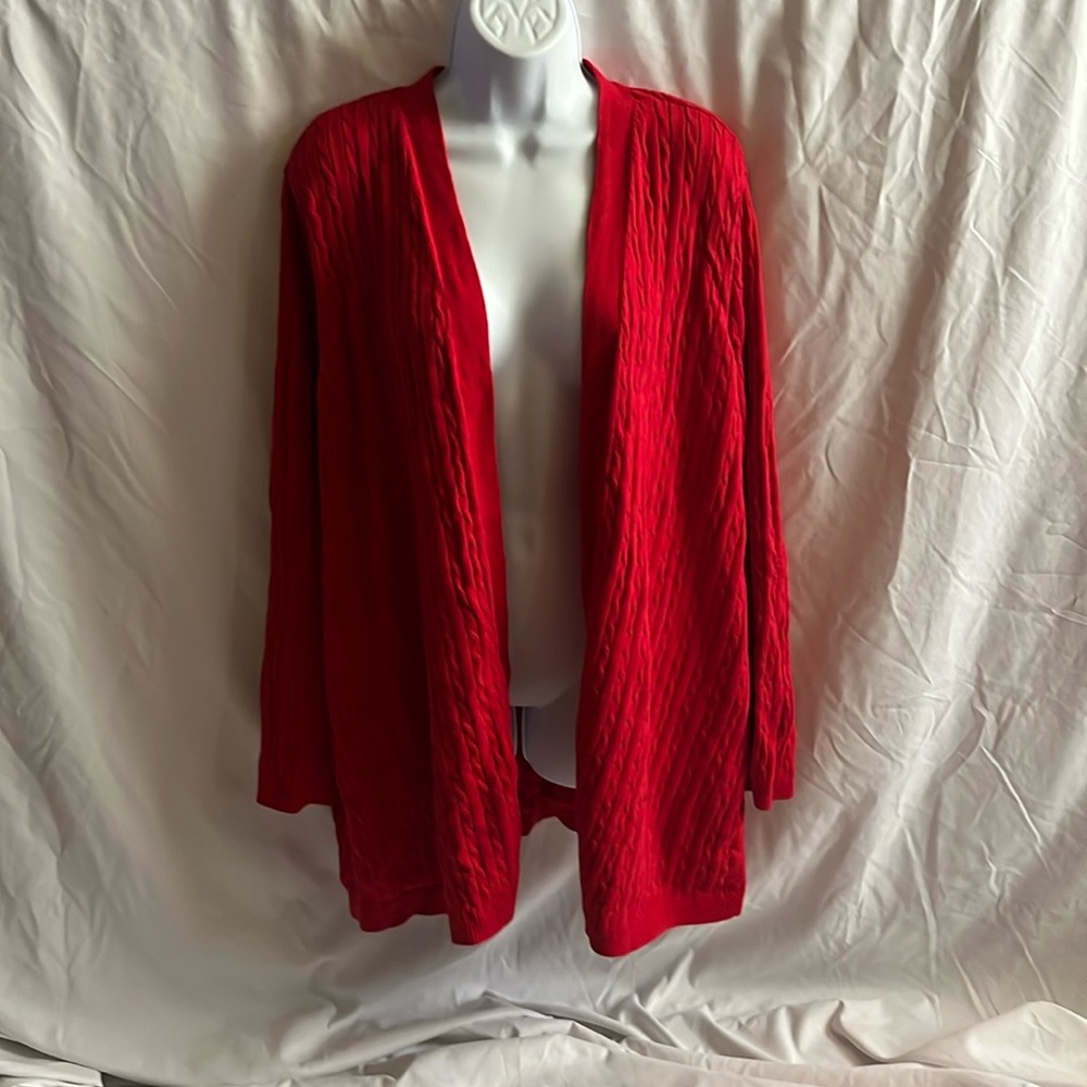 Red sweater